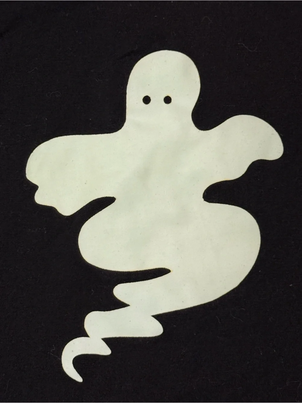 Glow in the Dark ghost pajama set boy size 7 Halloween loungewear trick or treat